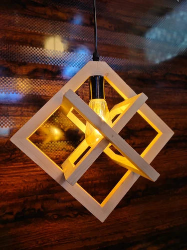 Modren Wooden Single hanging Lamps